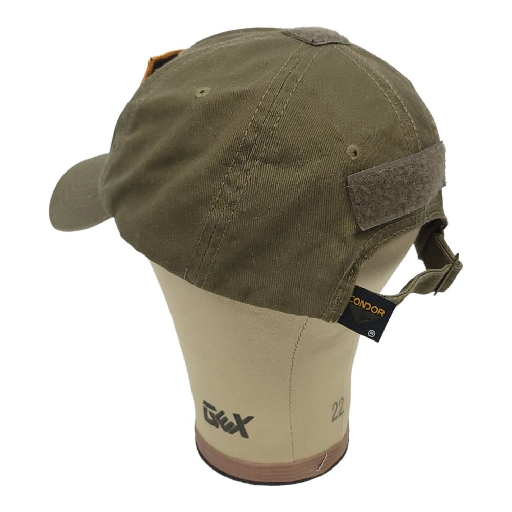 Condor American Flag Patch Tuck Strap Cap Military Green Hiking Hunting Tactical - Picture 8 of 12